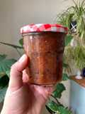 Spiced gooseberry chutney