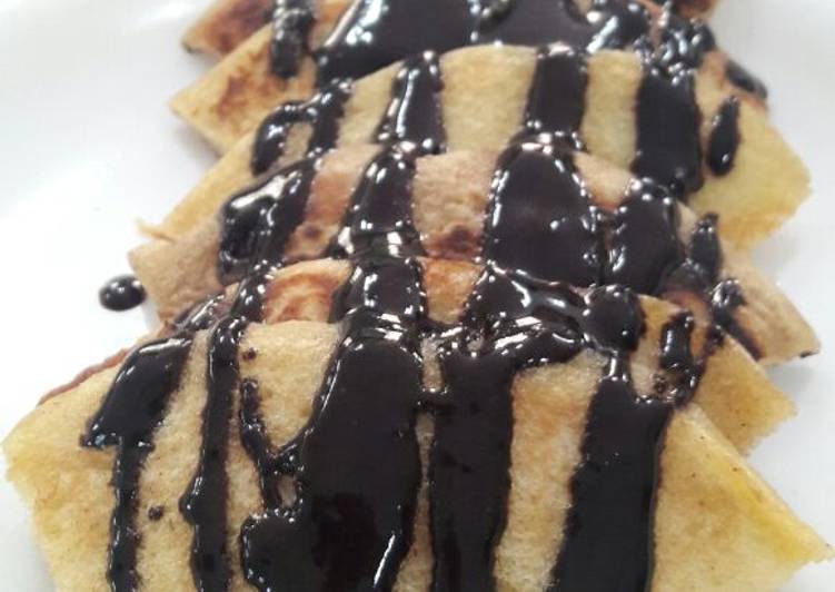 Recipe of Quick Chocolate Pancake