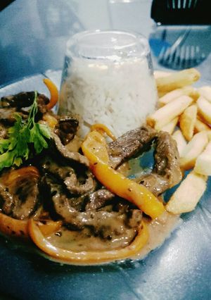 Una foto de Carne a la cerveza