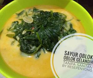 Resep mudah Sayur Oblok-Oblok Gelandir Tanpa Santan Gurih Mantul