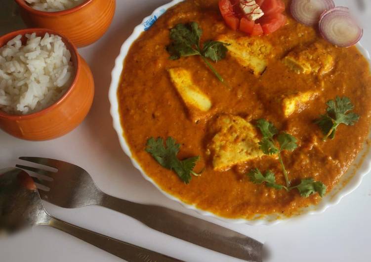 The Secret of Successful Shahi paneer masala curry