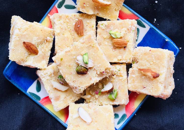 Recipe of Appetizing Besan Barfi