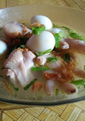 Foto resep Sup ceker telur puyuh