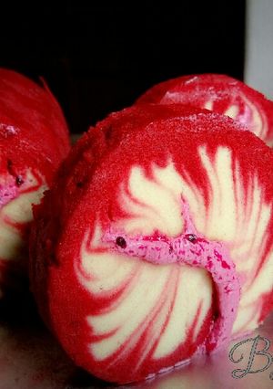 Foto resep Hurricane Red Velvet swiss roll cake Kukus