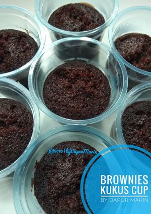 Foto resep 81. Brownies Kukus Cup Ekonomis
