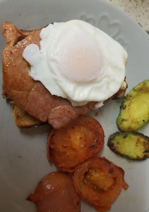 A picture of My Gammon steak Dinner ❤.
