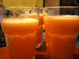 Jugo de zanahoria de naranja