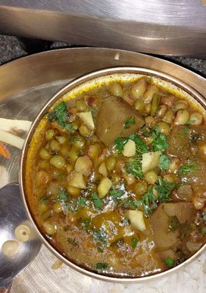 A picture of Green tuvar /ahrhar sabji   #tasteand flavour.
