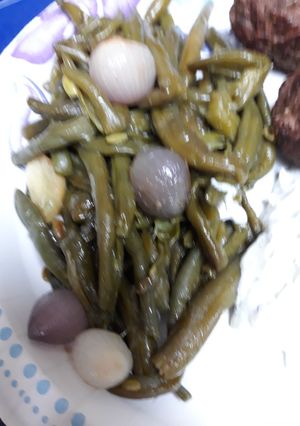 A picture of Fried Green Beans 2/19.