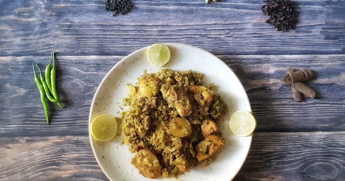 Chicken Poha Bhujing Recipe by Hyacintha Lopes - Cookpad