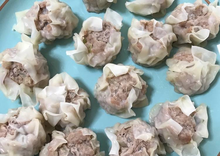 How to Prepare Homemade Siu mai (Chinese steamed dumplings)