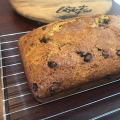 A picture of Banana Chocolate Chip Bread.