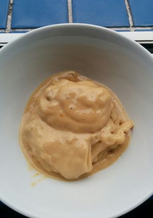 Foto de Sorvete fit de banana com doce de leite