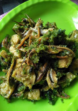 Foto resep Tempe teri cabe hijau