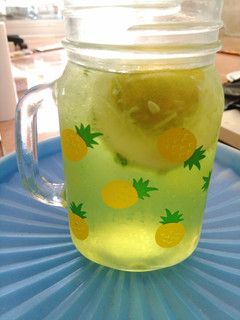 Foto resep Es Timun + jeruk nipis dengan sirup melon