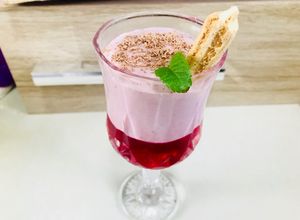 Una foto de Mousse de Frutos del Bosque