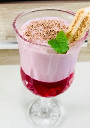 Una foto de Mousse de Frutos del Bosque