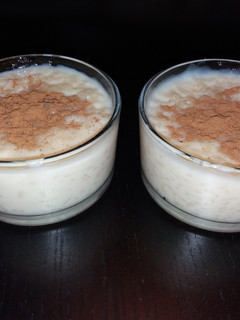 Una foto de Arroz con leche muy cremoso