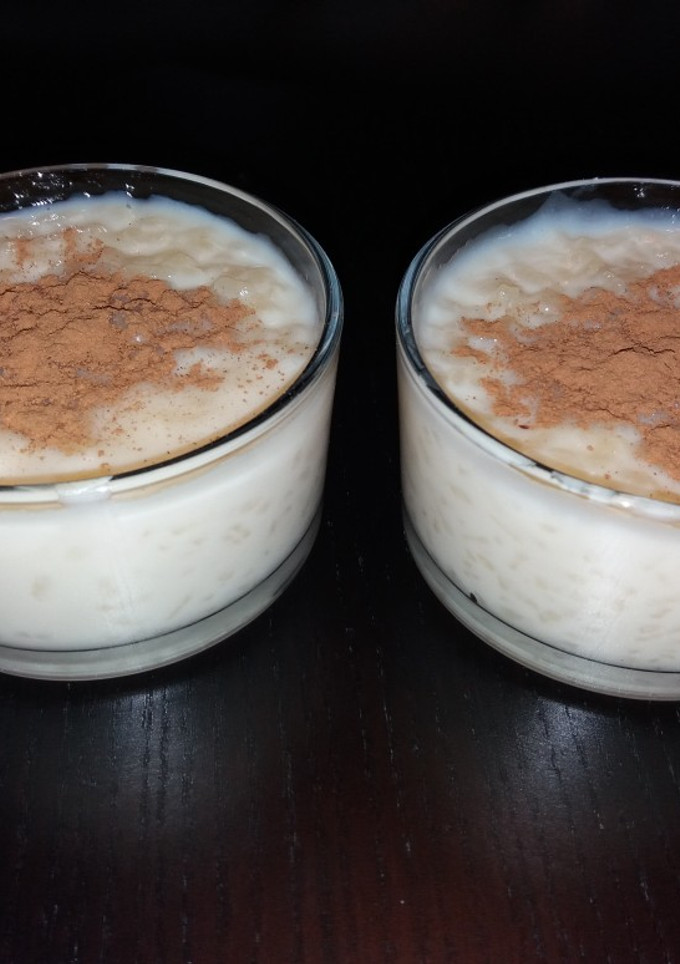 Una foto de Arroz con leche muy cremoso