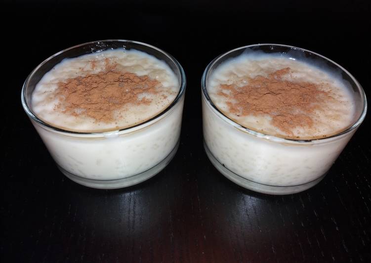 Arroz con leche muy cremoso