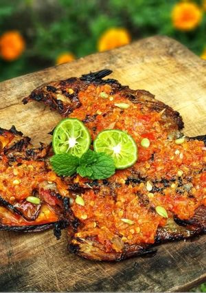 Foto resep Kerapu bakar sambal lombok