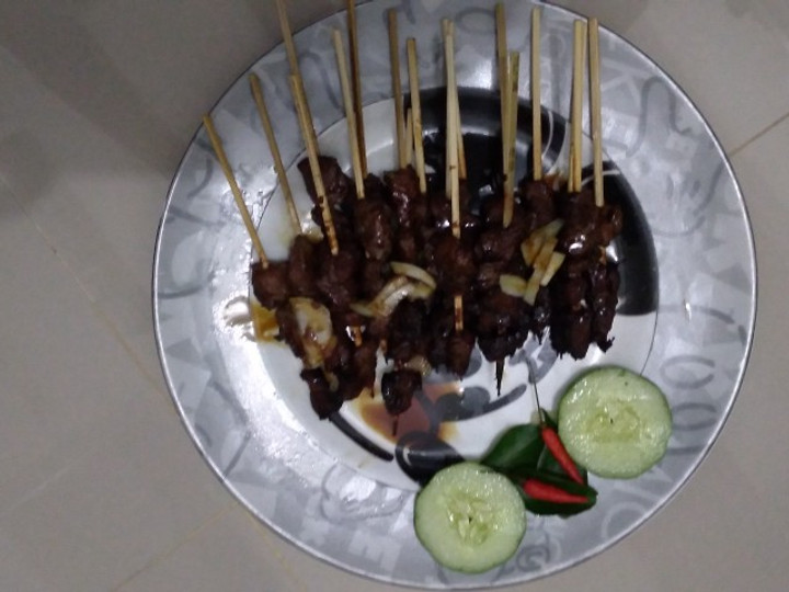 Resep Sate Daging Lada Manis Hitam Anti Gagal