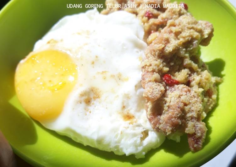 Cara Membuat Udang Goreng Telur Asin yang Enak