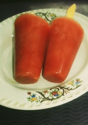 A picture of Khata Meetha Water melon kulfi.