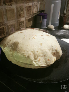 A picture of Chapati/phulka.