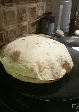 A picture of Chapati/phulka.