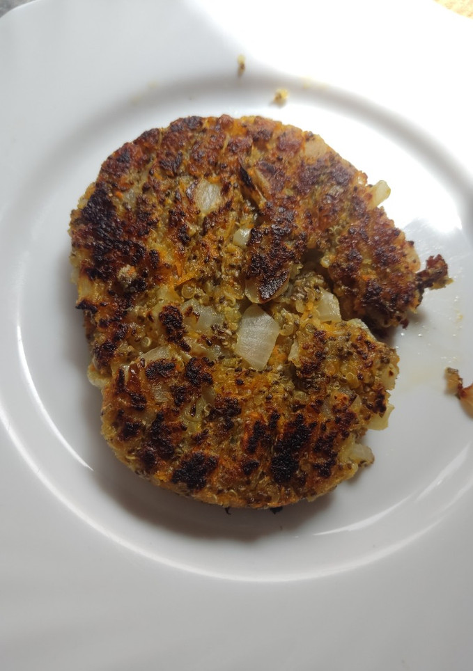 Una foto de Hamburguesa quinoa y chía