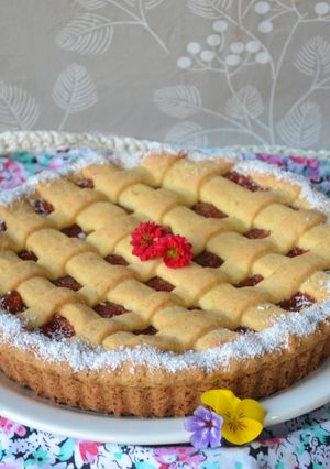 Una foto de Pasta frola de membrillo con masa de margarina🧉