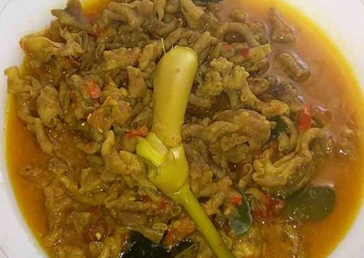 Resep Usus bumbu kuning matahari, Lezat Sekali