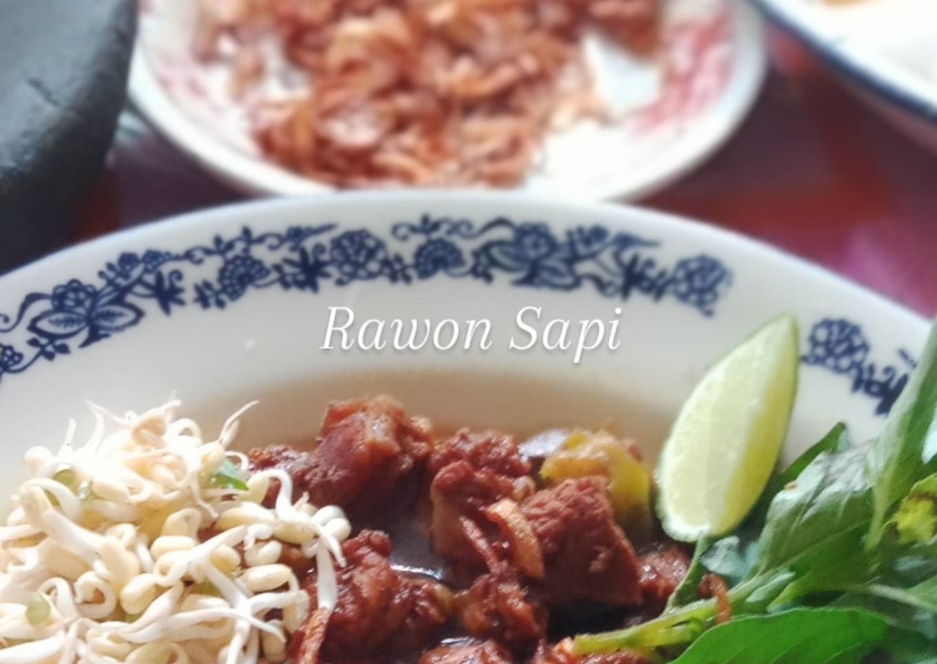 Rawon Sapi Lengkap