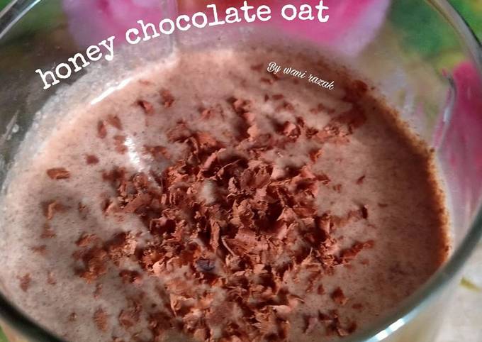 Resipi Honey Coklat Oat Smoothie Oleh Syazwani Razak Cookpad