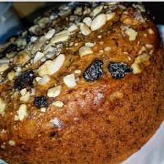 A picture of Healthy Wheat Date Nutty cake.