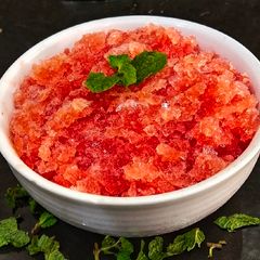 A picture of Watermelon slush or Sorbat.