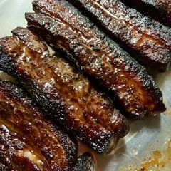A picture of Asian inspired Pork Belly 🐷.