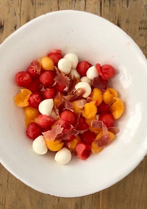 Une photo de Salade de melon