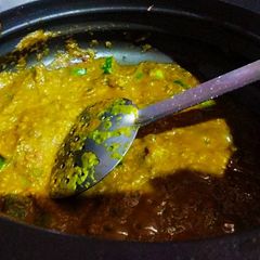 A picture of Gobi spinach capsicum Gravy.