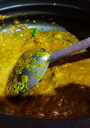 A picture of Gobi spinach capsicum Gravy.