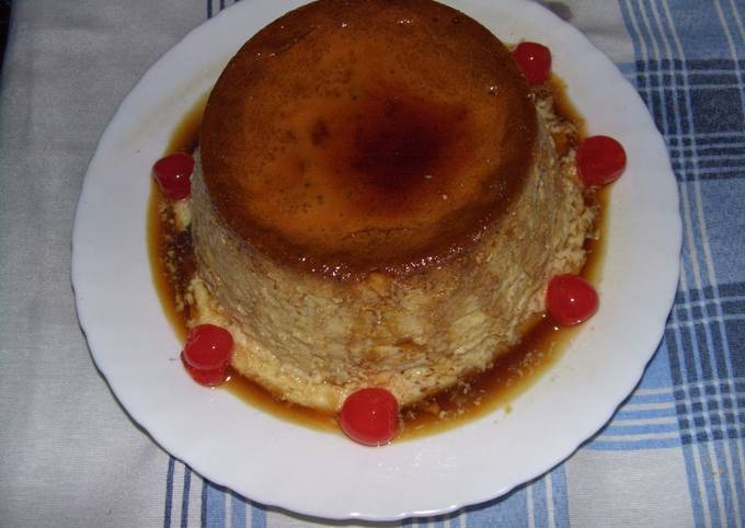 Flan de tres leches Receta de Mari Carmen- Cookpad