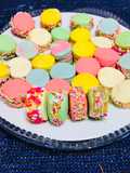Mini Alfajores De Maicena de colores!!