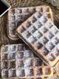 Brussels Waffles with Fresh Yeast