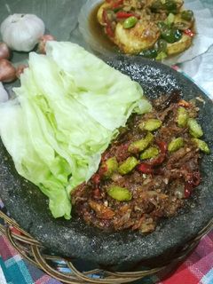 Foto resep Sambal Teri Pete Goreng
