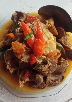 Foto resep Hati empela masak asem