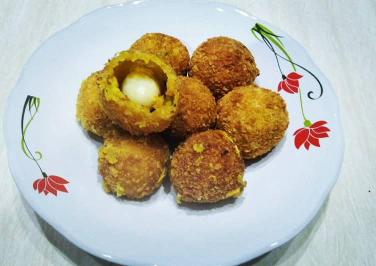 Bola-bola Kentang Tahu Keju