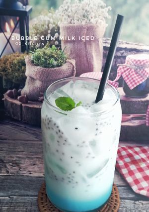 Foto resep Bubble Gum Milk Iced