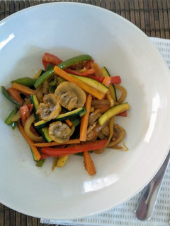 Una foto de Salteado de verduras