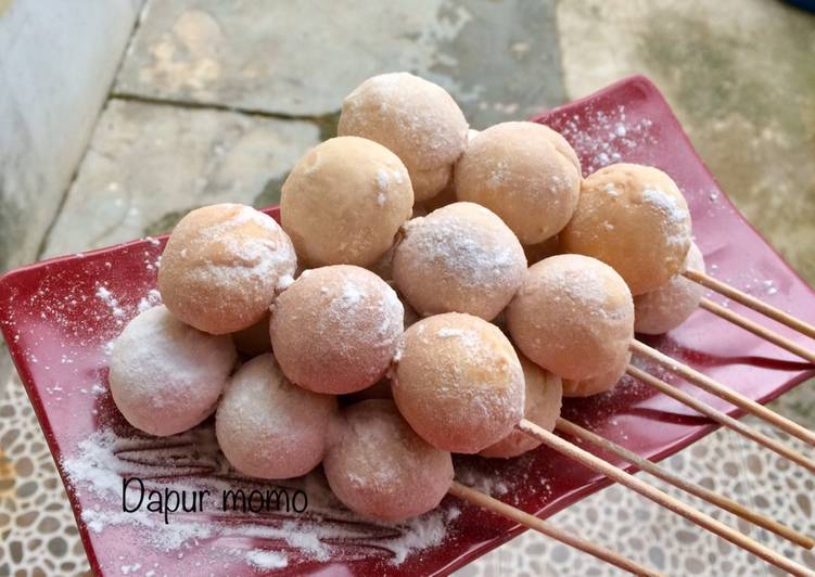 Cara Membuat Donat Tusuk Sate - 3 Cara Membuat Donat Kentang Yang Bisa